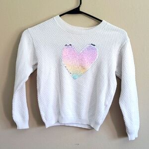 H&M Toddler Girl Cream Knit Sweater